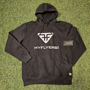 Liv Golf Hoodie Mens Medium Hyflyers GC Black Team Wear Phil Mickelson